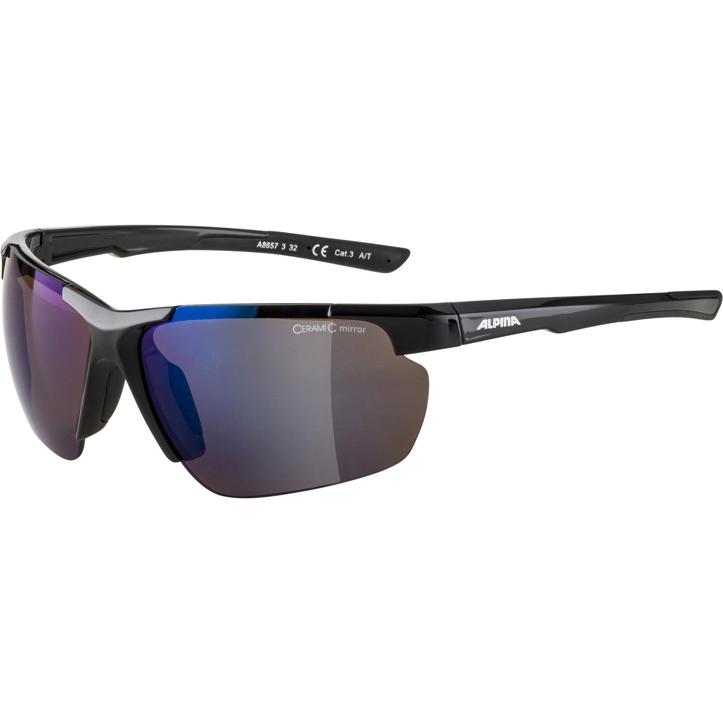 Alpina sports sportbril defey hr zwart