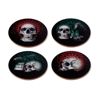 Set Gothica 4 sottobicchieri