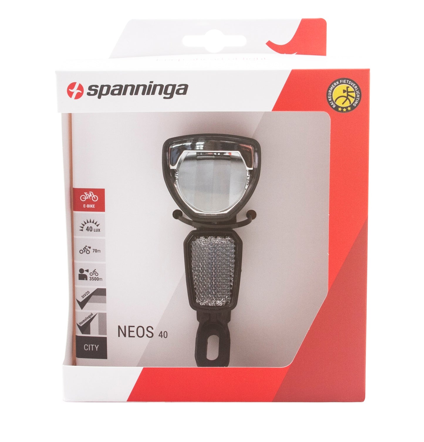 Bicicleta eléctrica Spanninga faro neos 40 xe 6-12 v