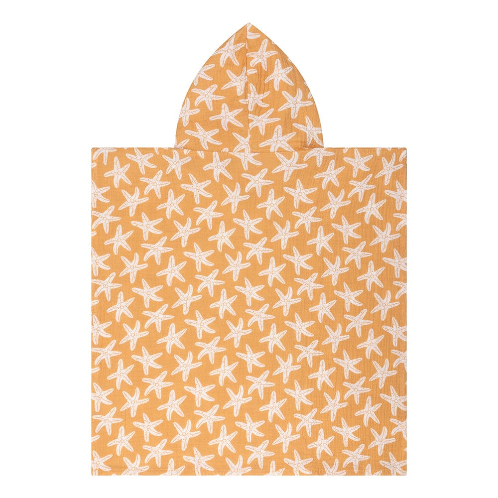 SEASTAR | Spiaggia idrofila arancione poncho 50 x 50 cm