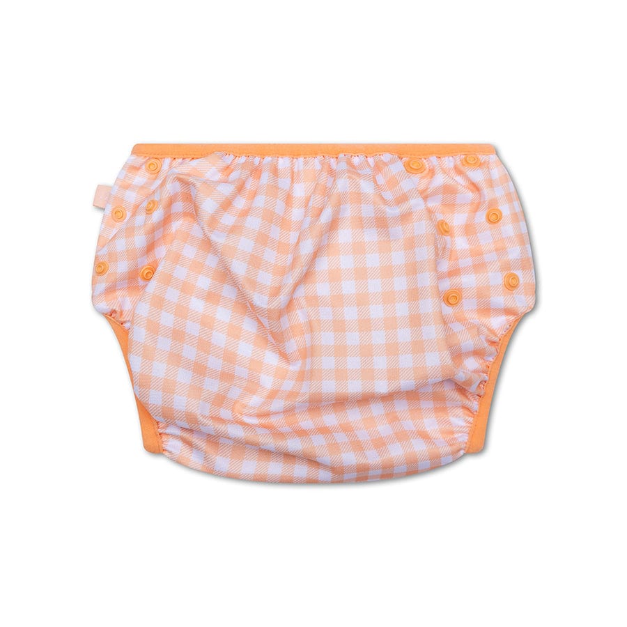 Sunset Grid | Oranje White White Whabile Swimming Adhesia