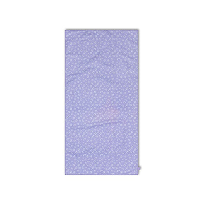 Leopard | lila microvezel handdoek 135 x 65 cm