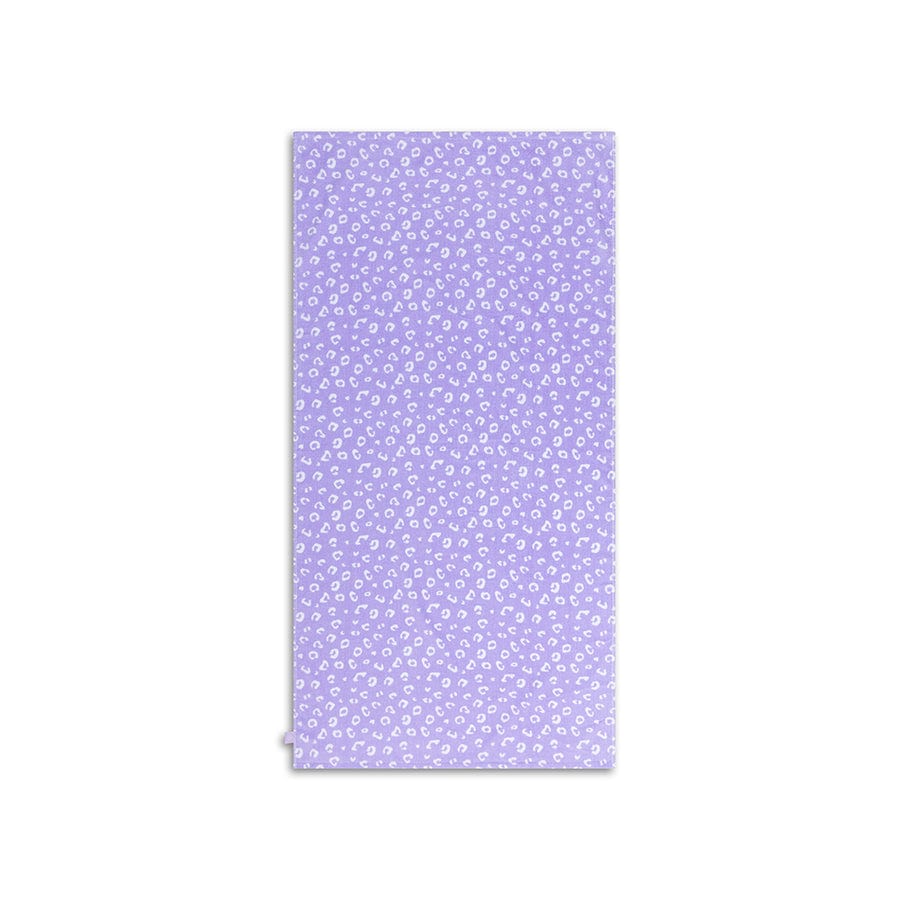 Leopardo | Asciugamano di cotone Lila 135 x 65 cm