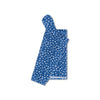 Leopard | blauwe strandponcho 65 x 65 cm