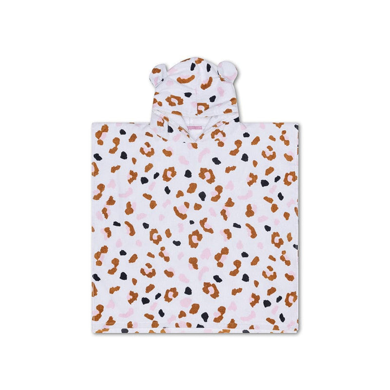 Leopard | kaki strandponcho 65 x 65 cm