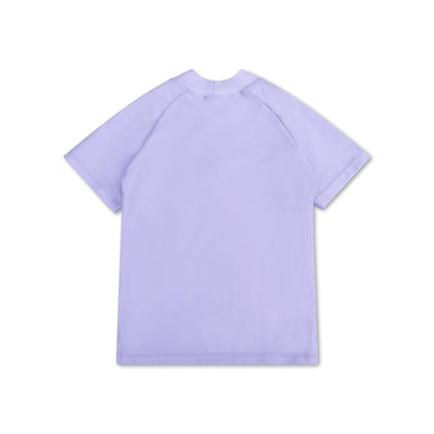 Tonos puros | Camisa de natación de lila uv con mangas cortas