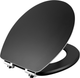 Cornat wc-bril prime black steel fsc - ksbssc51