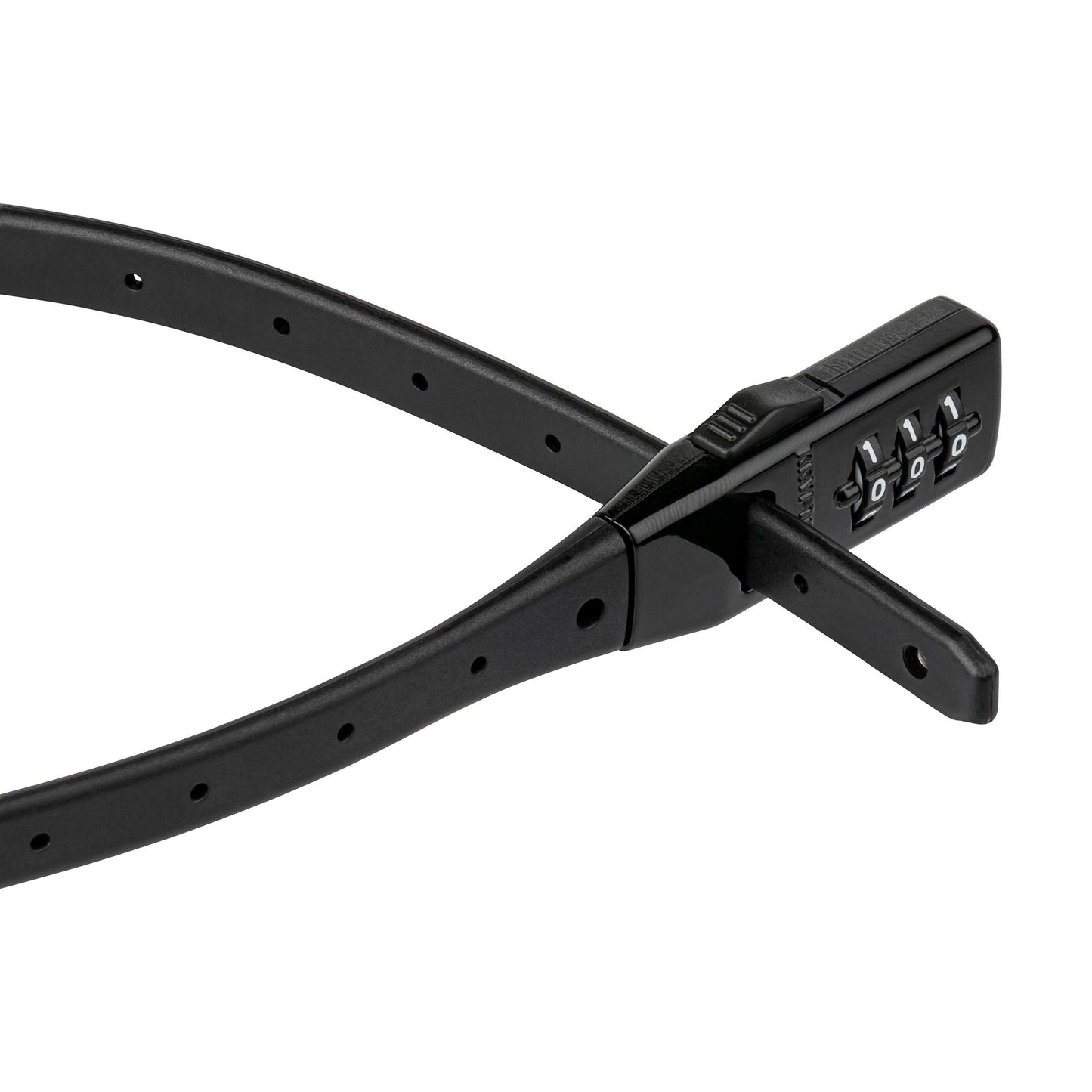 Código de bloqueo de cable de kriptonita Haga clic en Bloqueo combo negro