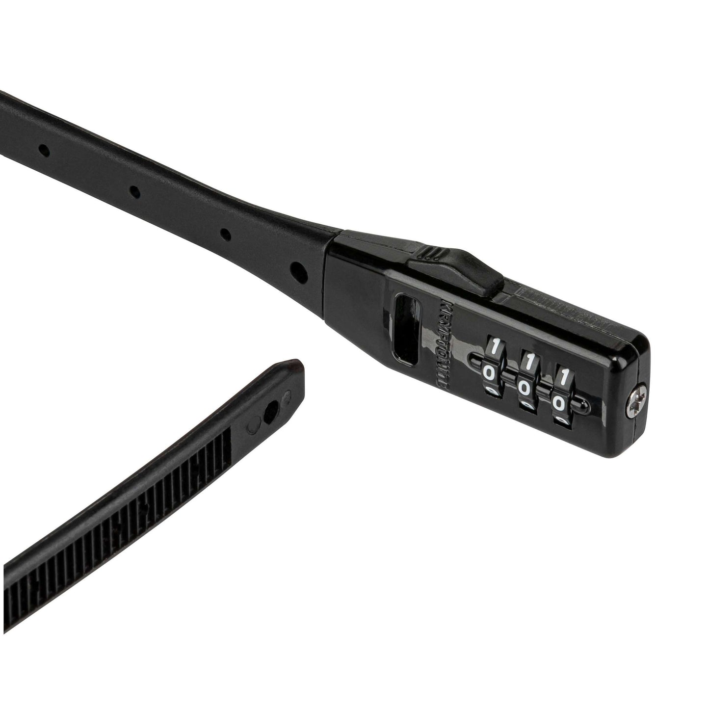 Código de bloqueo de cable de kriptonita Haga clic en Bloqueo combo negro