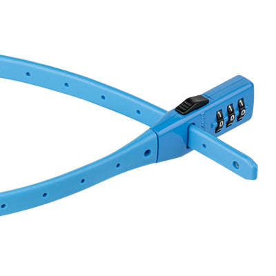 Kryptonite kabelslot code click lock combo blauw