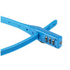 Codice di blocco del cavo Kryptonite Fare clic su Blocca Combo Blue