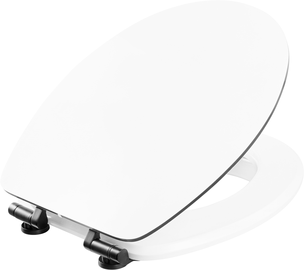Asiento de inodoro cornat prime blanco acero mate fsc - kswmssc00