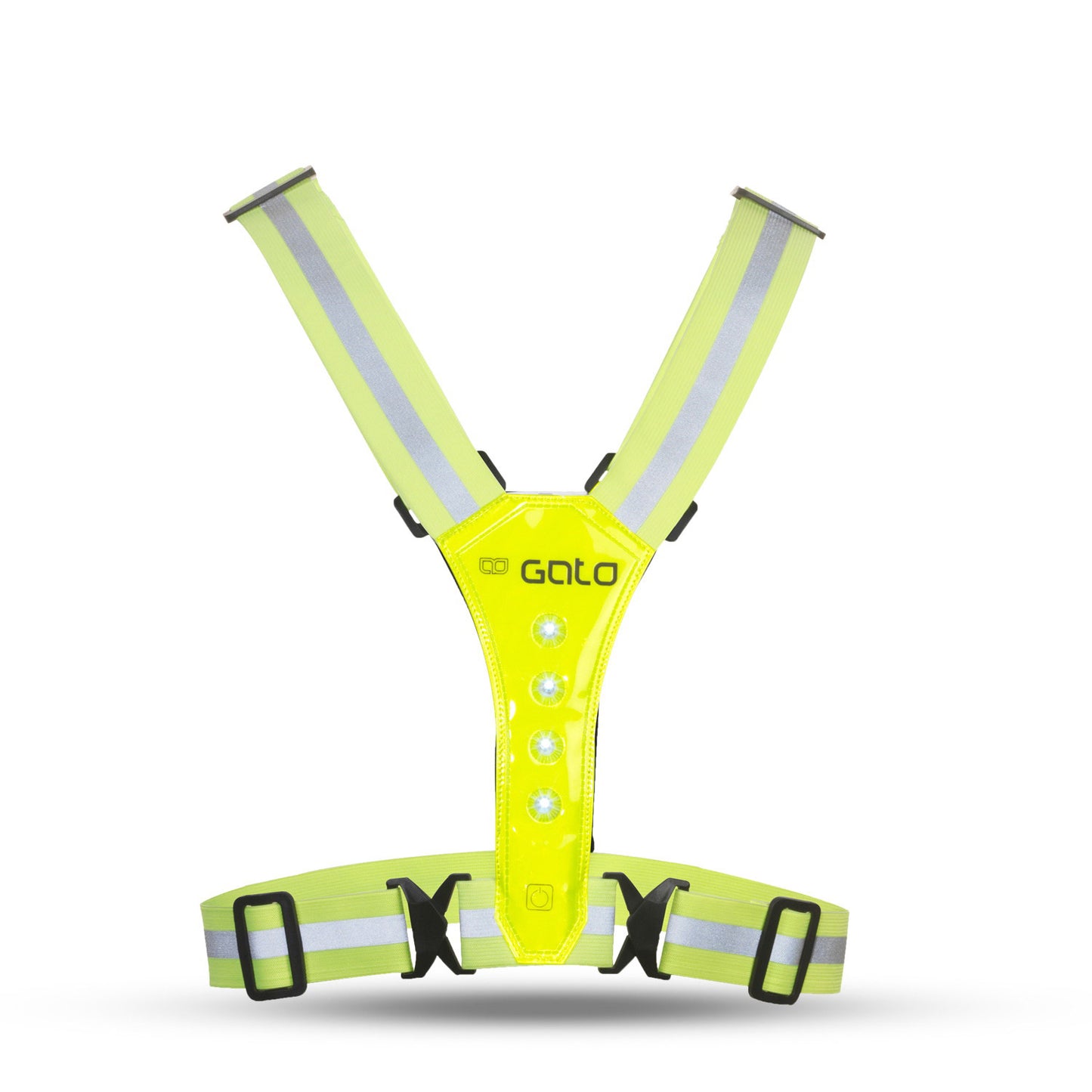 Outwet gato safer sport led vest neon yellow one size