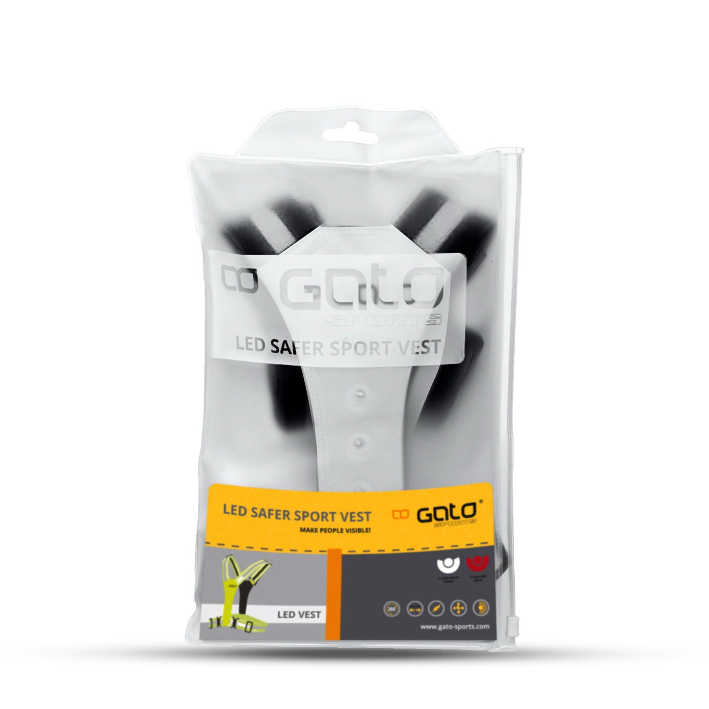 Outwet gato safer sport led vest antracite one size