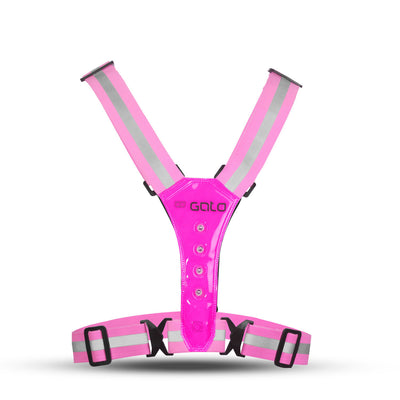 Gato Safer Sport LED chaleco rosa fuerte talla única