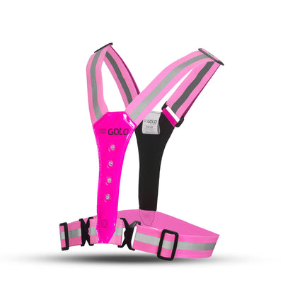 Gato Safer Sport LED chaleco rosa fuerte talla única