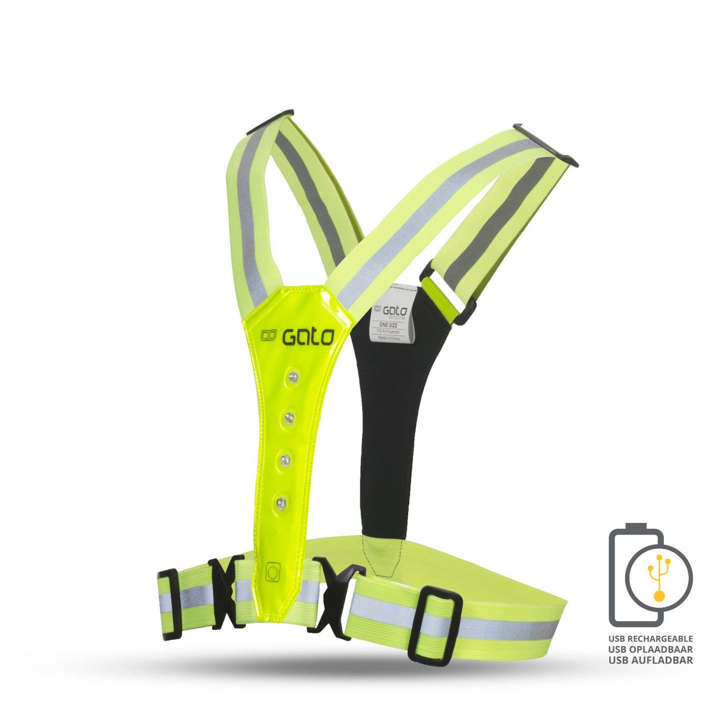 Gato Safer Sport Vest LED USB Neeungeel One Size