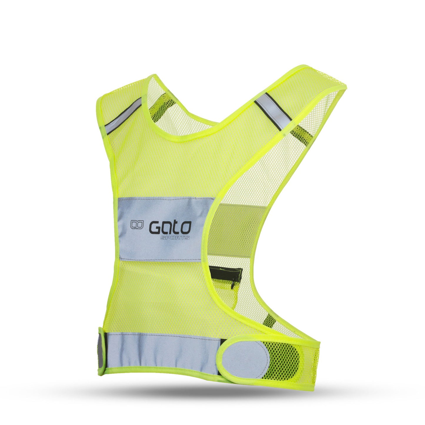 Gato X vest reflective neon yellow large