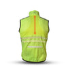 Gato Windbreaker mesh vest usb led neongeel maat S