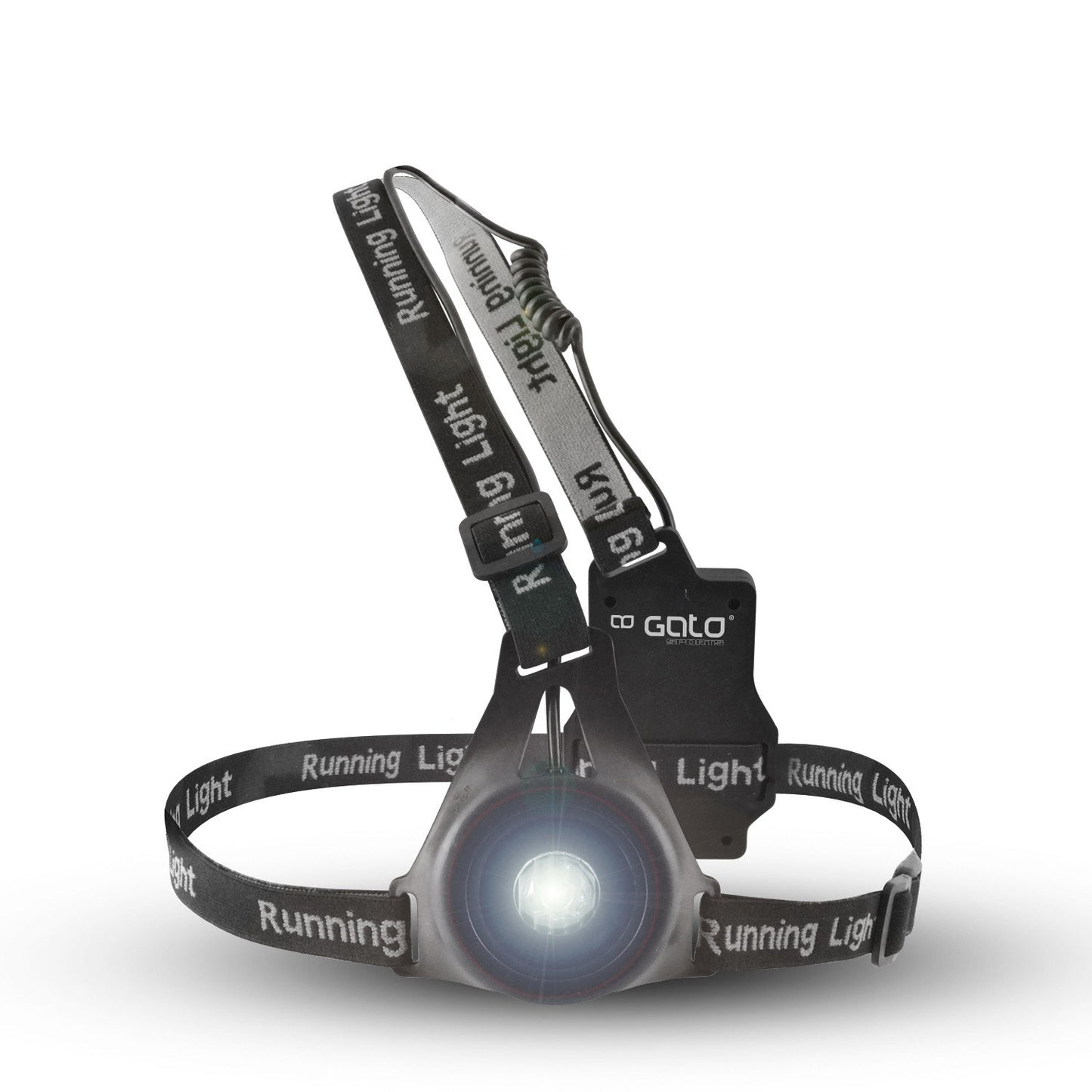 Sobrecarga la luz del cofre de alta viz USB Negro único