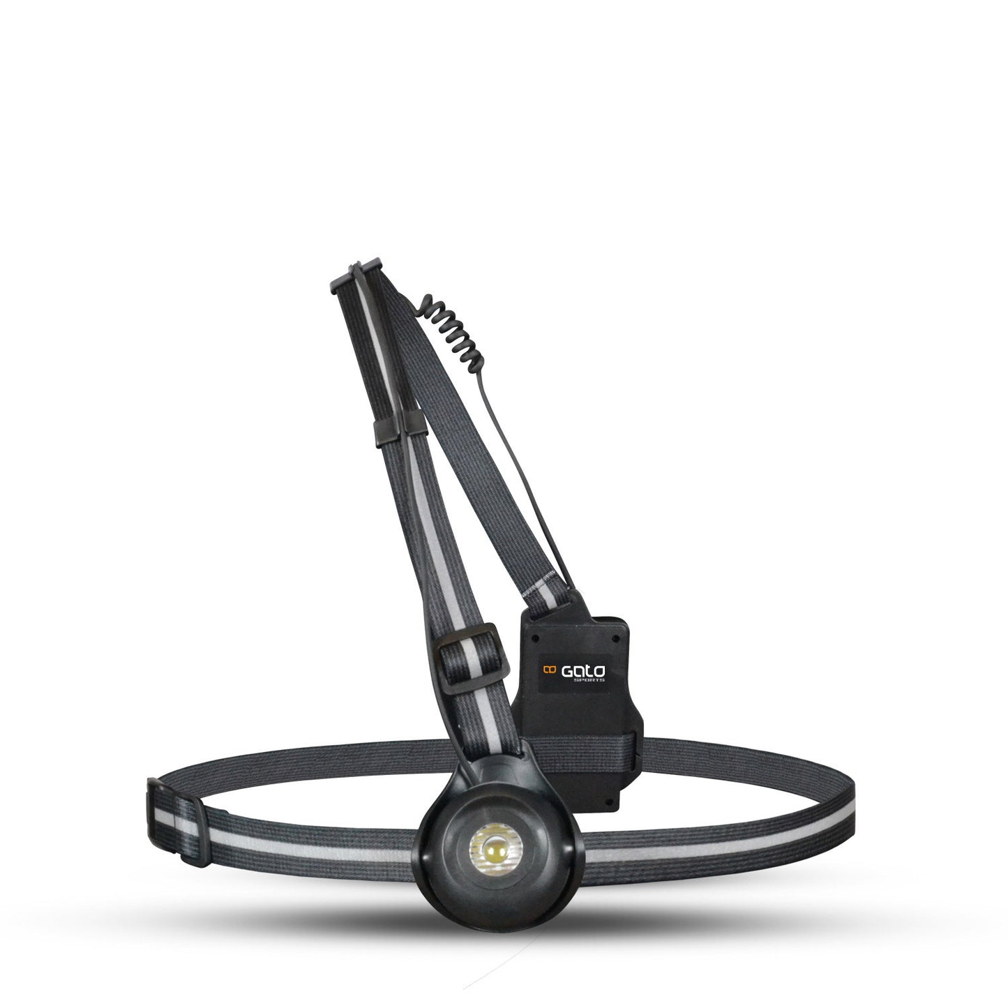 Sobre la luz de la luz del pecho ajustable negro