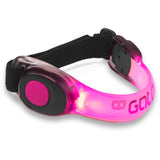 Bracciale outwuet LED Bracciale USB One Size Neon Pink - afbeelding 1