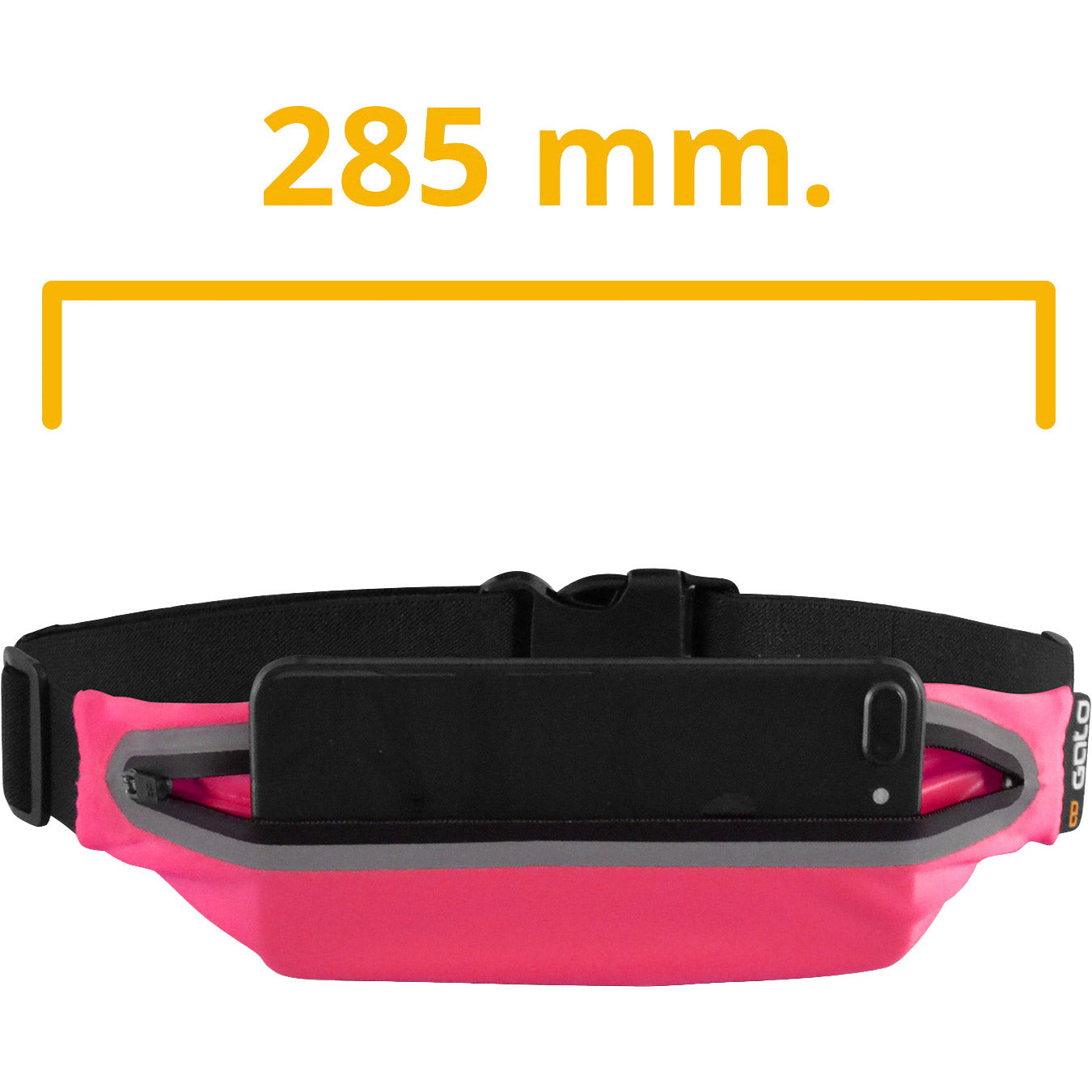 Outwet gato cinturón deportivo impermeable rosa fuerte talla única