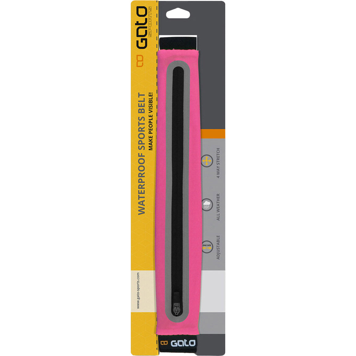 Outwet gato cinturón deportivo impermeable rosa fuerte talla única
