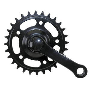 Set di manovella 28t 90mm nero