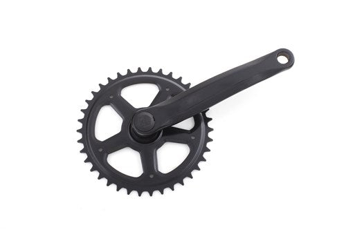 Crank set 38t Spieloos Black 170 mm