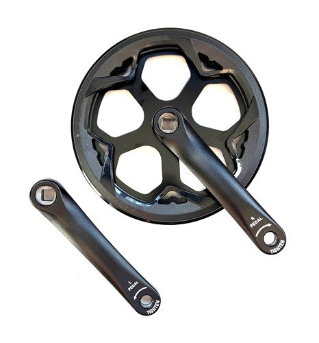 Fat crankstel 48t 150mm + kettingrand dubbel o.a. v8 v20 bike