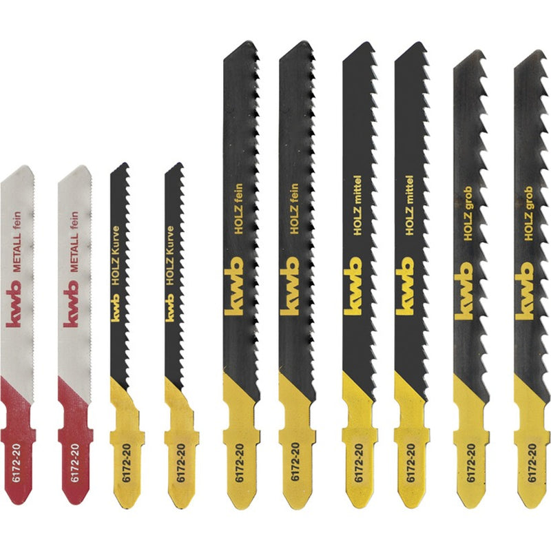 Blade a scaccola KWB Set 10 pezzi