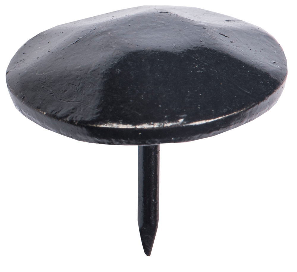 Clavo decorativo Connex 22 mm martillado 12 piezas negro - ky6290017