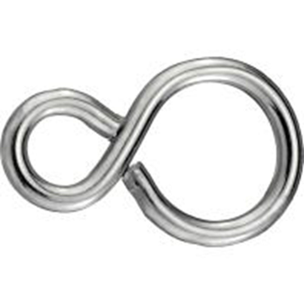 Connex gancio a S chiuso 27mm 10pz ni - ky6550015