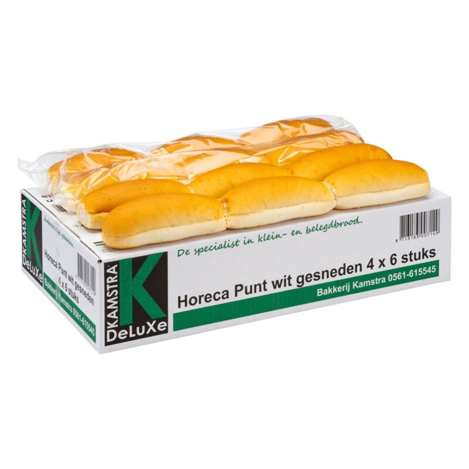 Kamstra horeca punt deluxe lang vers gesneden (4x6 stuks)