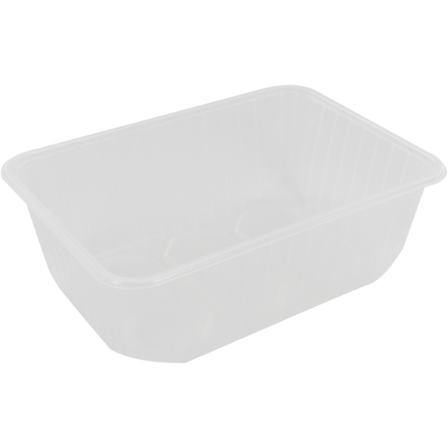 Contenitore da chilo 1000 ml. pp bianco 186x133x63mm (50 pezzi)