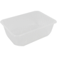 Contenitore da chilo 1000 ml. pp bianco 186x133x63mm (50 pezzi)