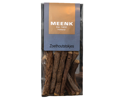 Meenk kindly's zoethout stokjes zakje 50gr (8x 5 stuks)