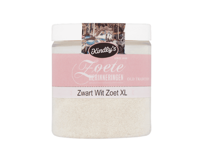 Kindly's zwart wit zoet jumbo potje (12 stuks)