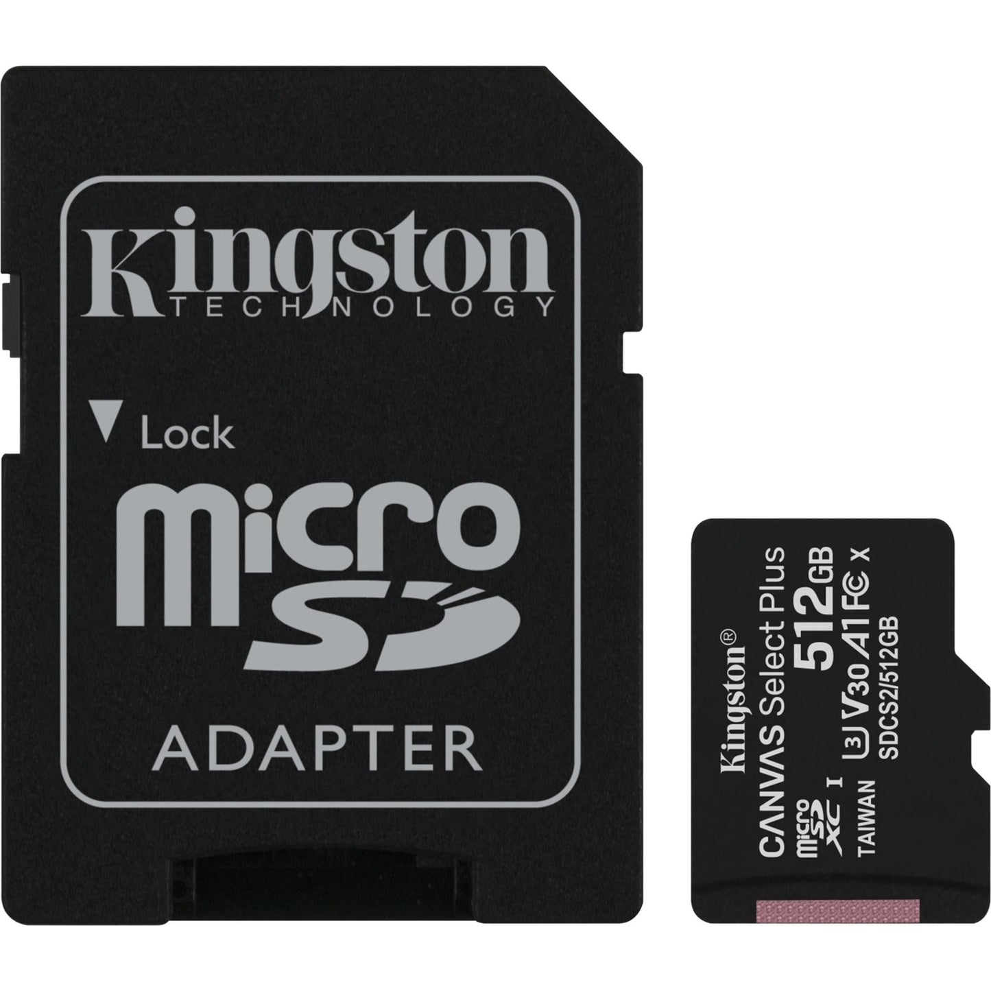 Kingston Canvas Select más la tarjeta microSD 512 GB