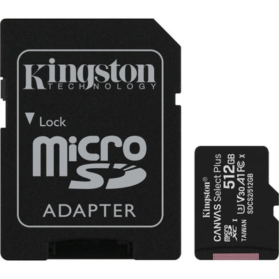 Kingston Canvas Select Plus microSD Card 512 GB
