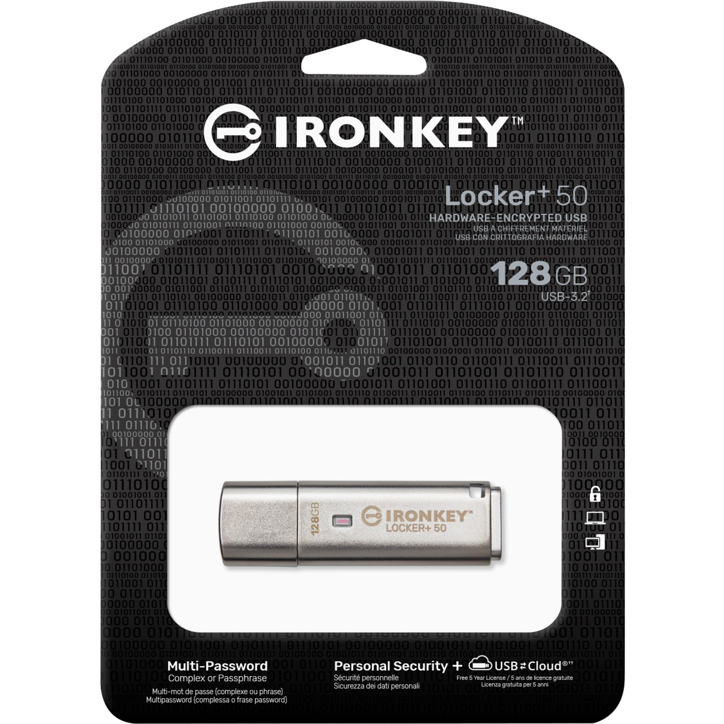 Kingston IronKey Locker+ 50 128 GB