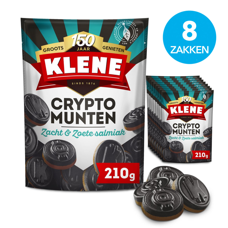 Monete crittografiche Klene (8x 210 gr)