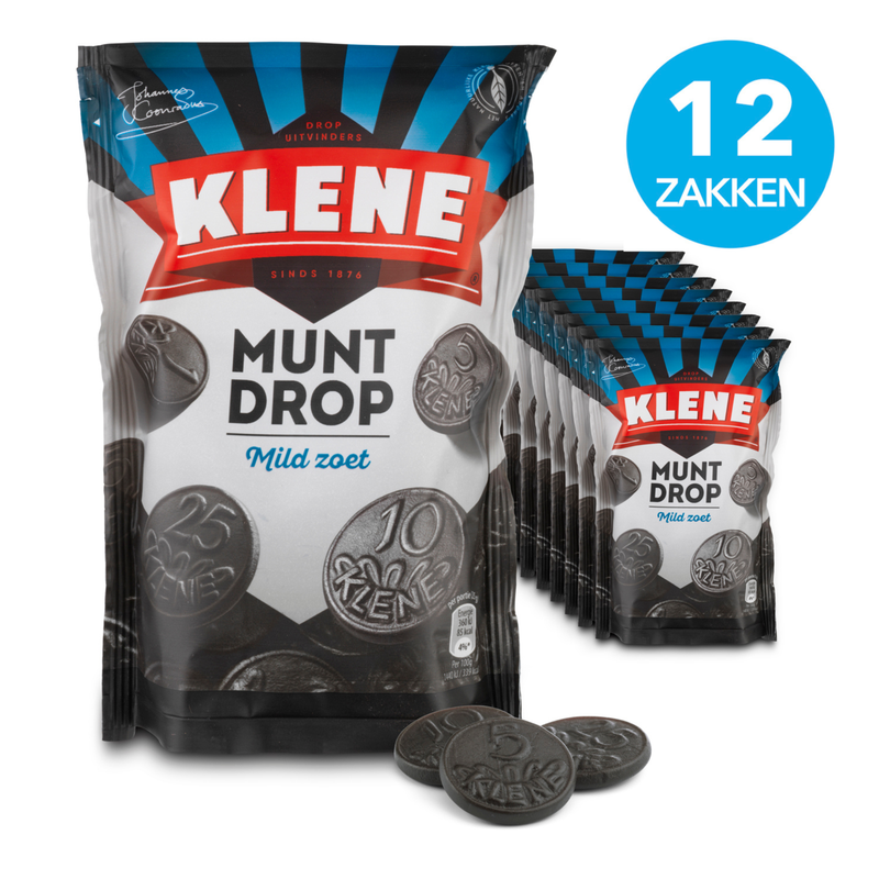 Regaliz Klene menta (12x 120 gr)