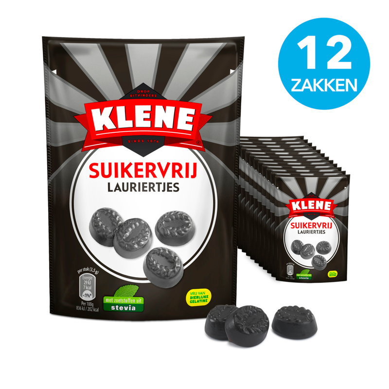 Busta Klene alloro senza zucchero (12x 110gr)