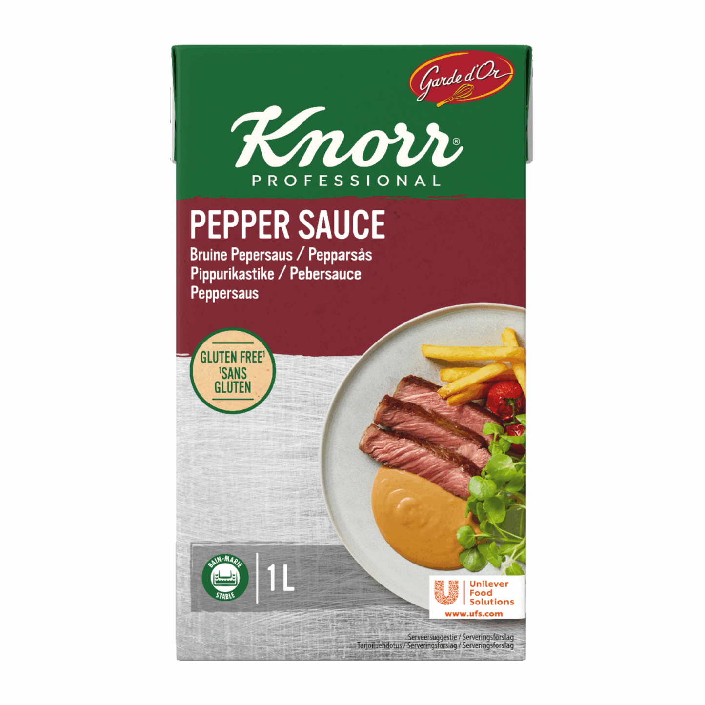 Salsa al pepe bruno Knorr garde d'or (1 litro)