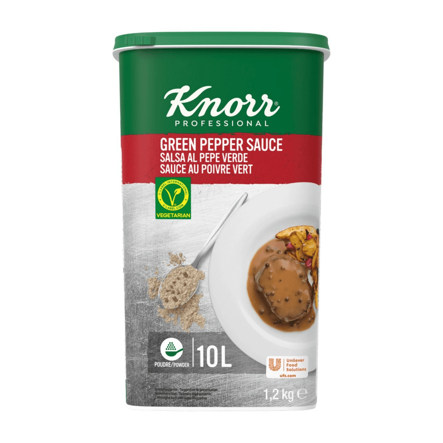 Salsa Knorr de pimiento verde (10 litros)