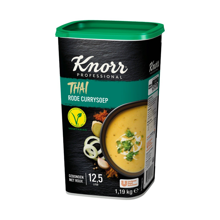 Sopa Knorr Thai de curry rojo (12,5 litros)