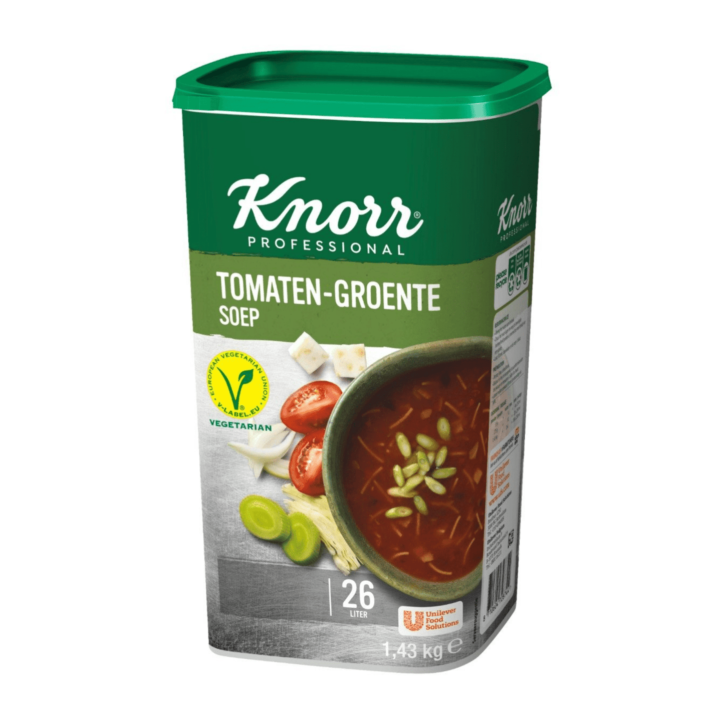 Knorr tomaten-groente soep (26 liter)