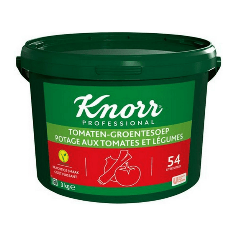 Secchio per zuppa di pomodoro e verdure Knorr (54 litri)